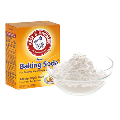 Baking soda clarifying rinse