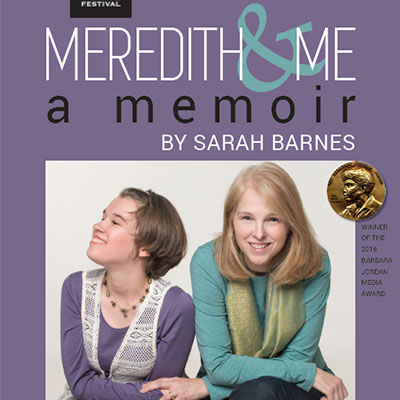 Meredith & Me poster design by Gretchen Heber