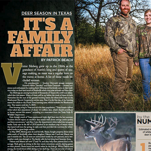 Deer hunting magazine layout by Gretchen Heber | SocialGazelle.com